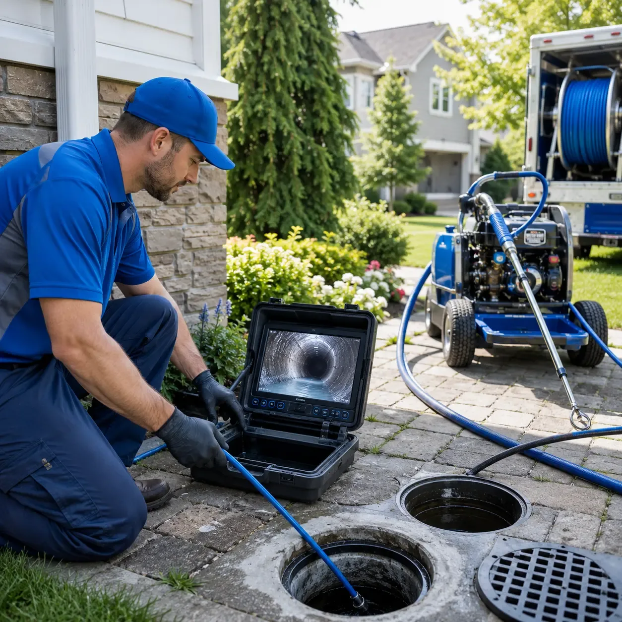 Outdoor drain cleaning professionals serving Bernardsville, NJ
